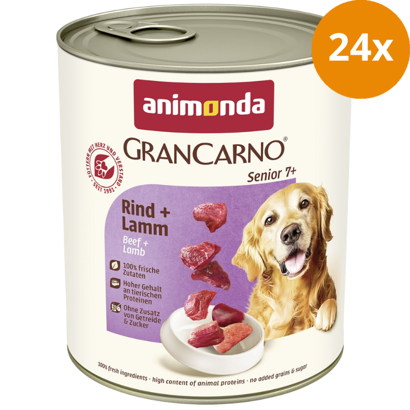 animonda GranCarno Senior Rind + Lamm 800 g