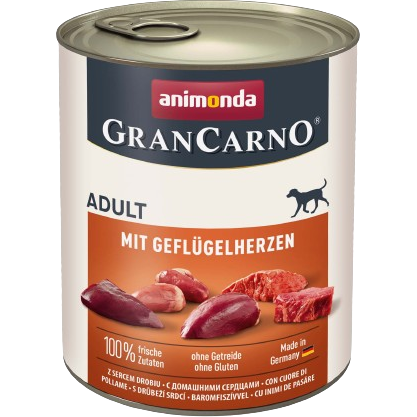 animonda GranCarno Adult Geflügelherzen 800 g