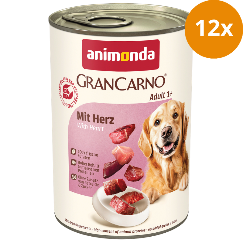 animonda GranCarno Adult mit Herz 400 g