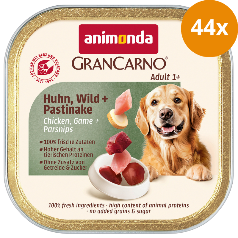 animonda GranCarno Country Huhn, Wild & Pastinake 150 g