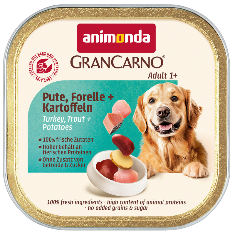 animonda GranCarno Country Pute, Forelle & Kartoffel 150 g