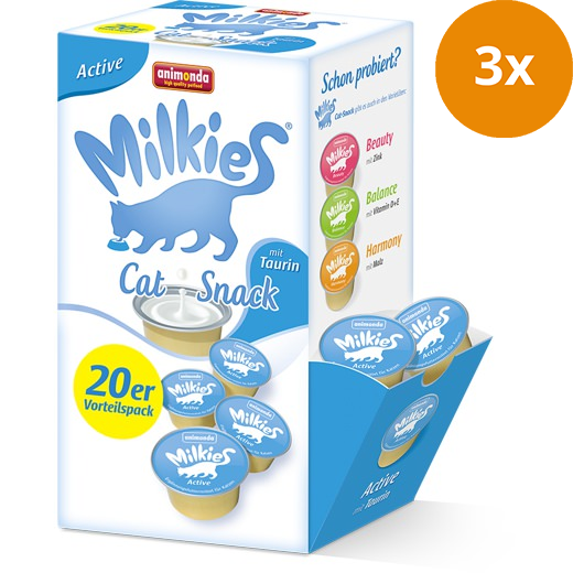 animonda Milkies Vorratspack Active mit Taurin 300 g