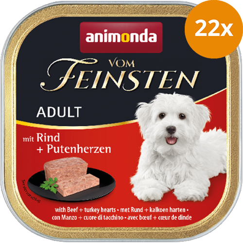 animonda Vom Feinsten Adult Rind & Putenherzen 150 g