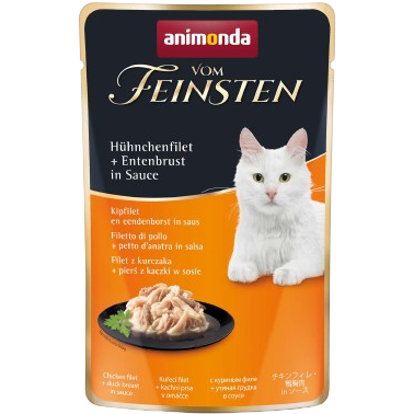 animonda Vom Feinsten Hühnchenfilet & Entenbrust in Sauce 50 g