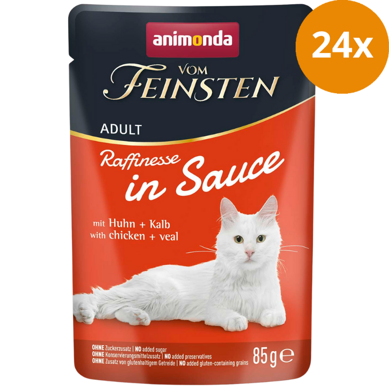 Animonda Vom Feinsten Raffinesse in Sauce Adult mit Huhn + Kalb 85 g
