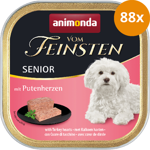animonda Vom Feinsten Senior Putenherzen 150 g