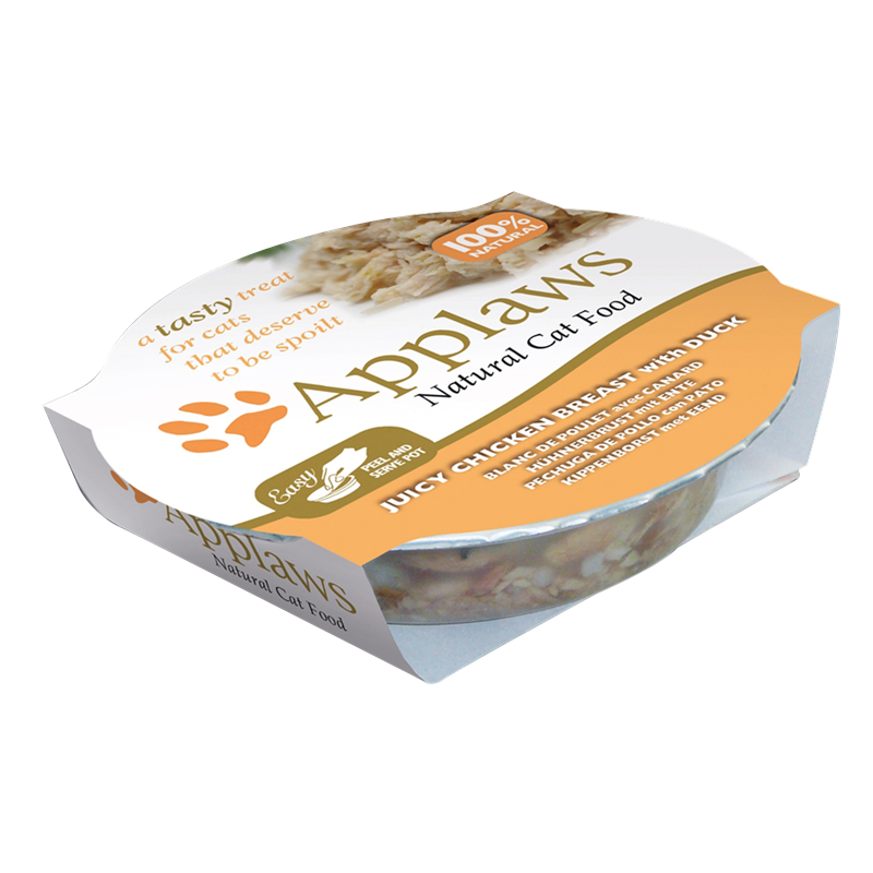 Applaws Natural Cat Pots fruchtige Hühnerbrust & Ente 60 g