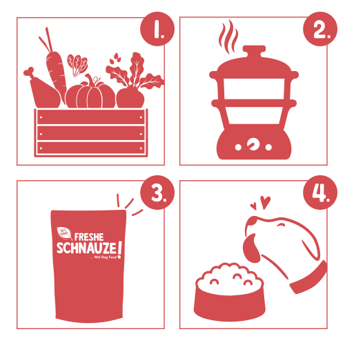 bosch Freshe Schnauze Nassfutter - Rind mit Hirse & Rote Bete 250 g