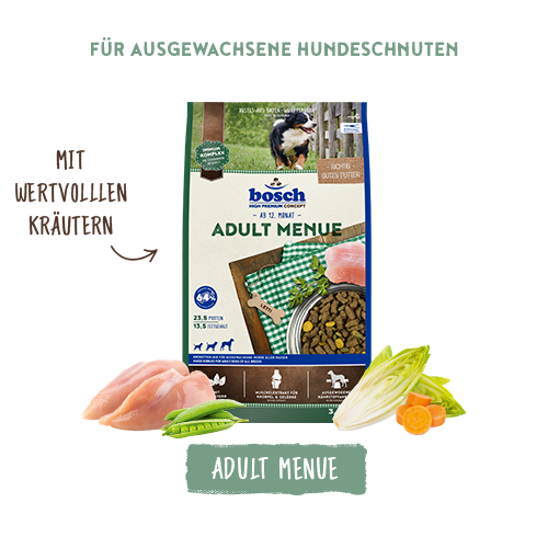 bosch HPC Adult Menue