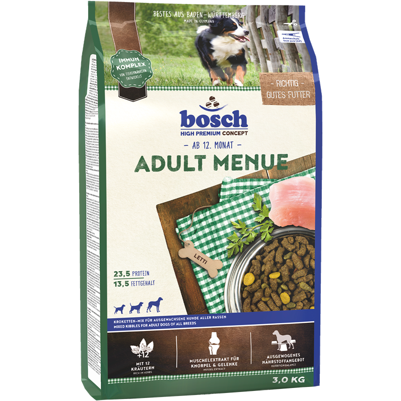 bosch HPC Adult Menue