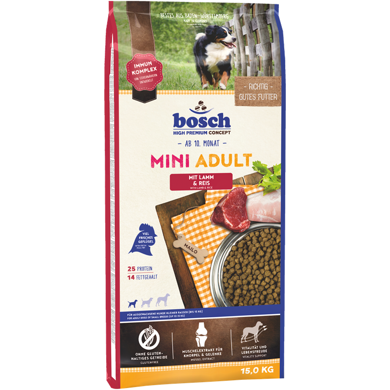 bosch HPC Mini Adult mit Lamm & Reis