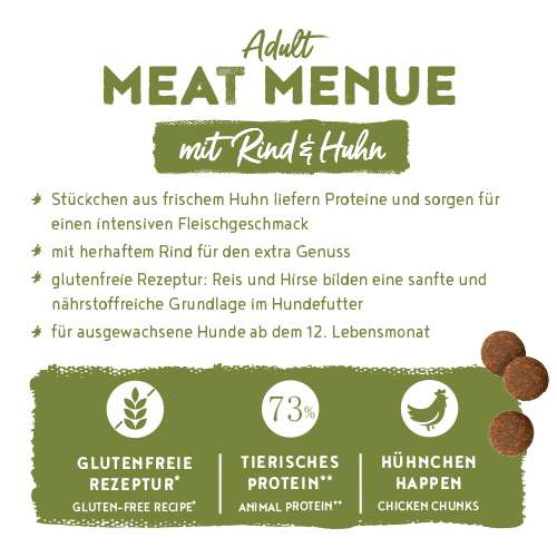 bosch MEAT MENUE Adult mit Rind & Huhn