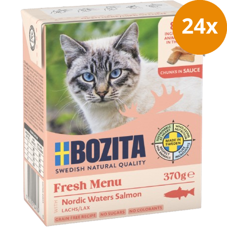 Bozita Häppchen in Soße Lachs 370 g