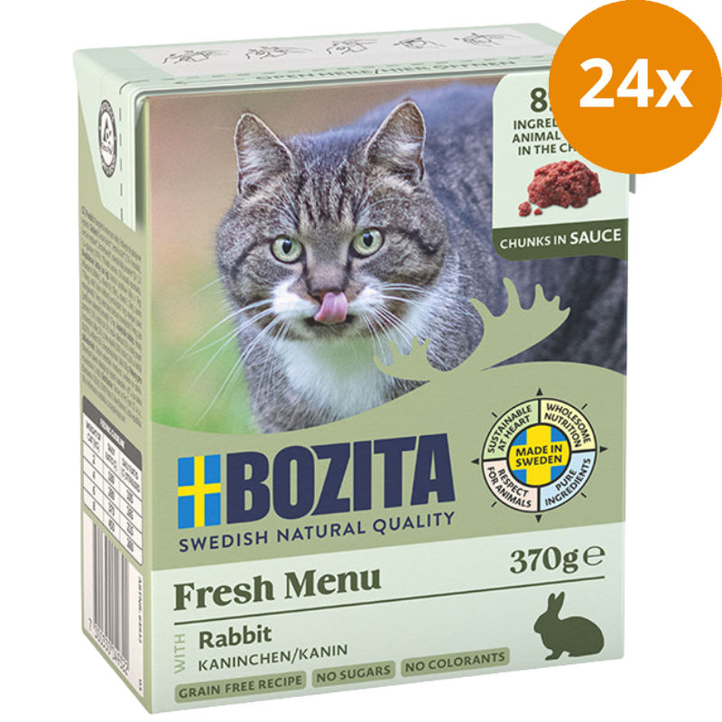 Bozita Häppchen in Soße Kaninchen 370 g