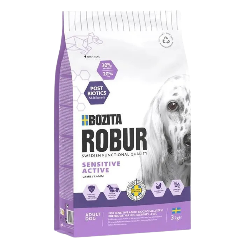 Bozita Robur Sensitive Grain Free Active Lamm