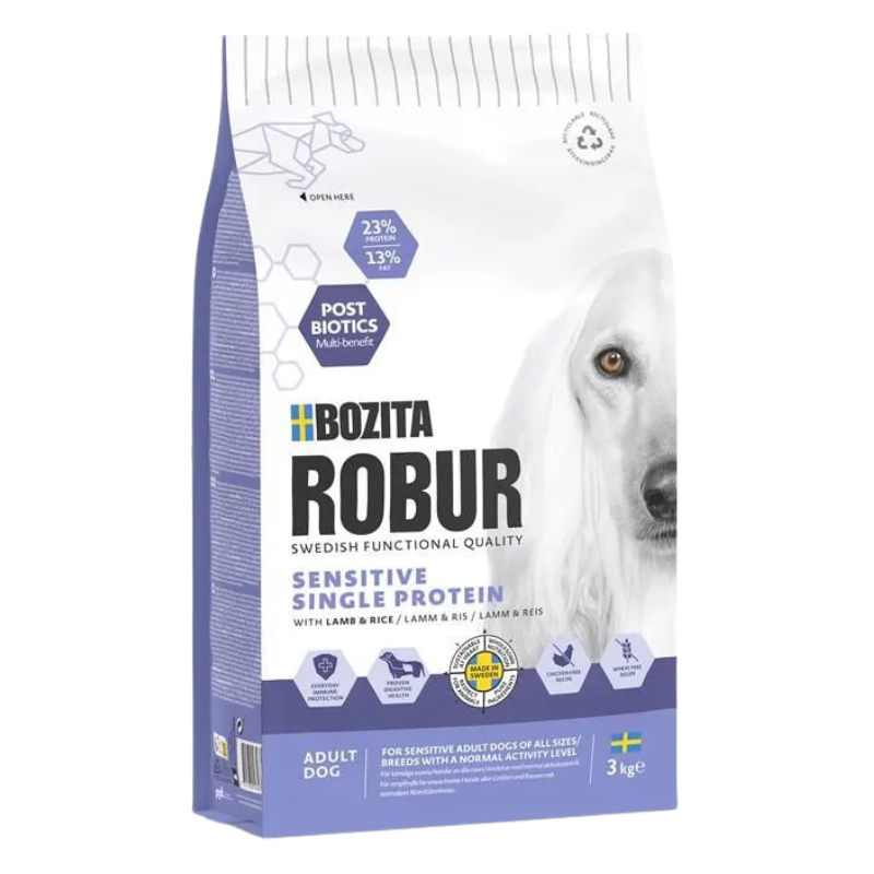 Bozita Robur Adult Sensitive Single Protein Lamm