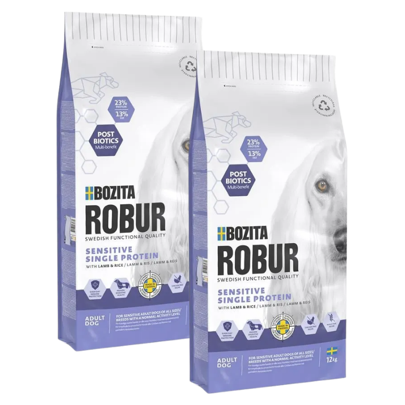 Bozita Robur Adult Sensitive Single Protein Lamm
