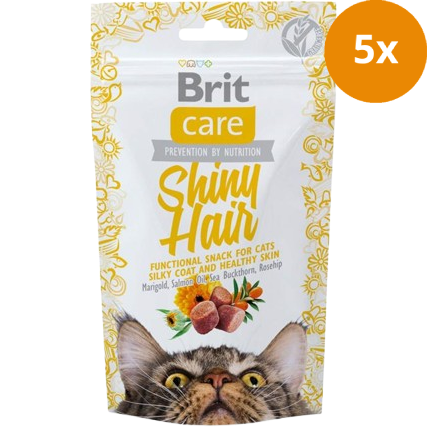 Brit Care Cat Snack Shiny Hair 50 g