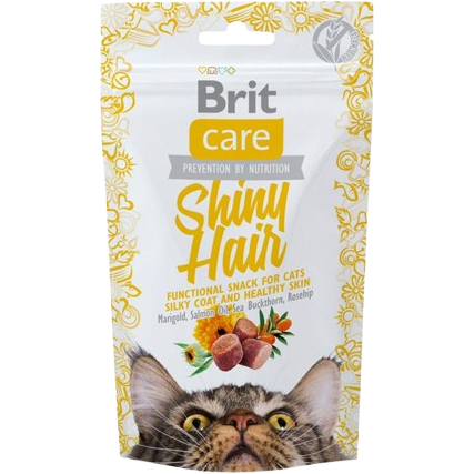 Brit Care Cat Snack Shiny Hair 50 g