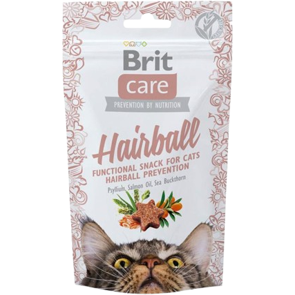 Brit Care Cat Snack Hairball 50 g