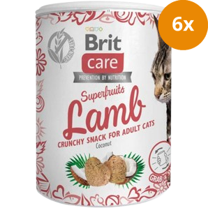 Brit Care Cat Snack Superfruits Lamb 100 g