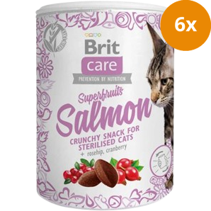 Brit Care Cat Snack Superfruits Salmon 100 g