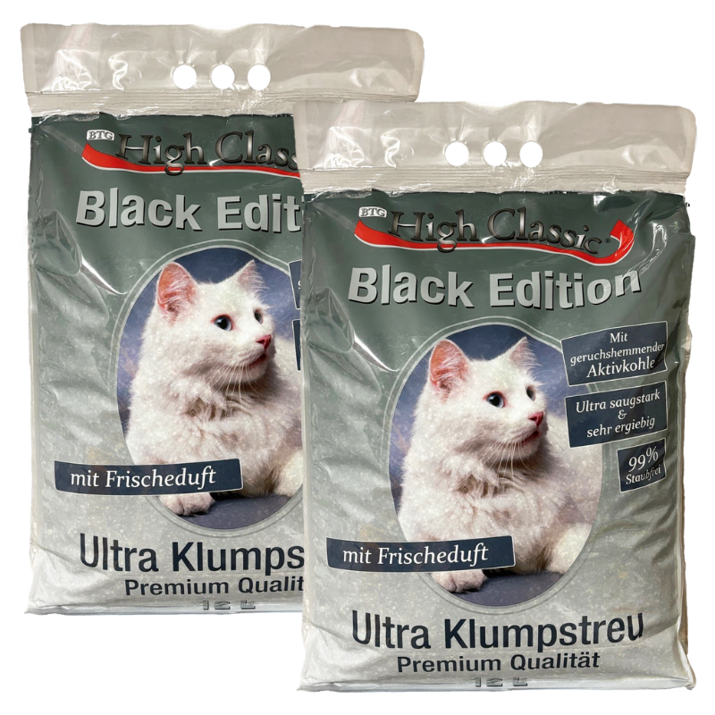 BTG Classic Cat Katzenstreu High Black Edition