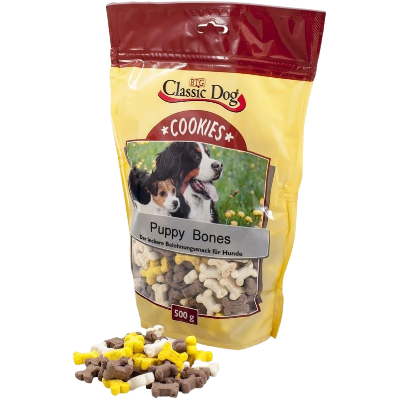 BTG Classic Dog Cookies Puppy Bones 500 g