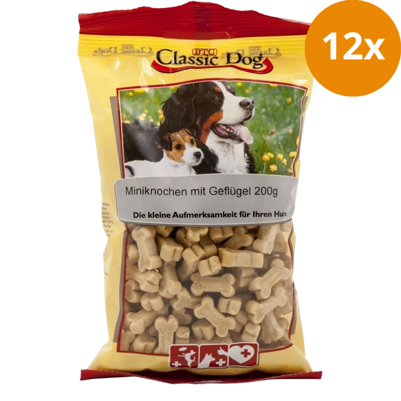 BTG Classic Dog Mini Knochen Geflügel 200 g