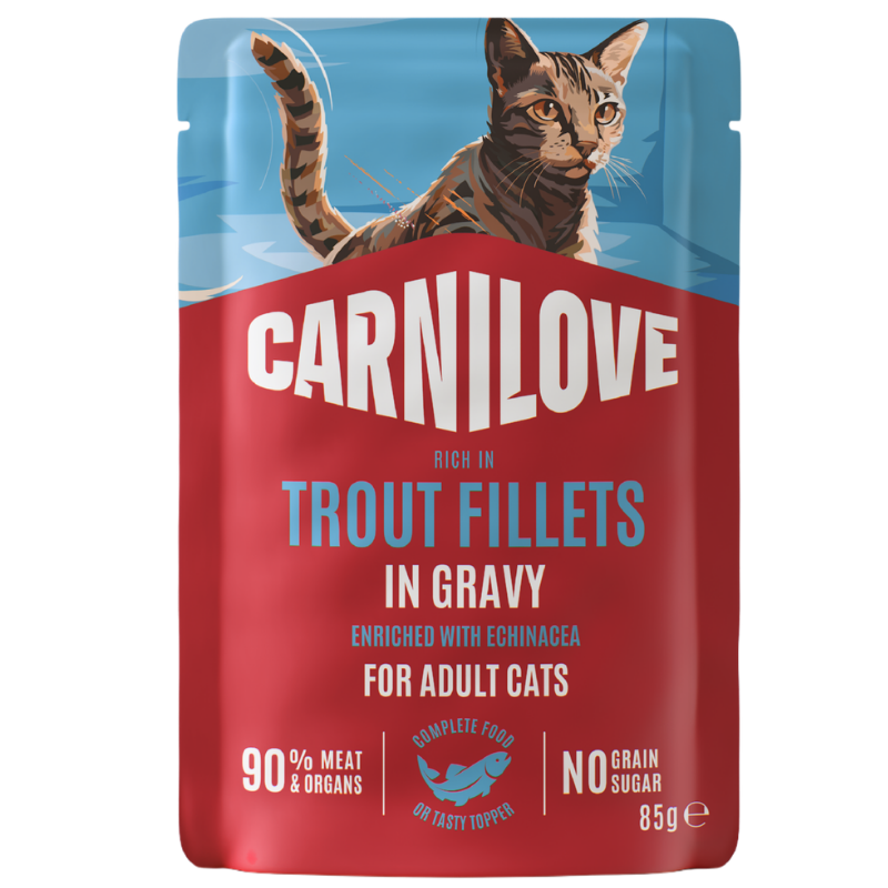 Carnilove Cat PB Gravy Trout 85 g