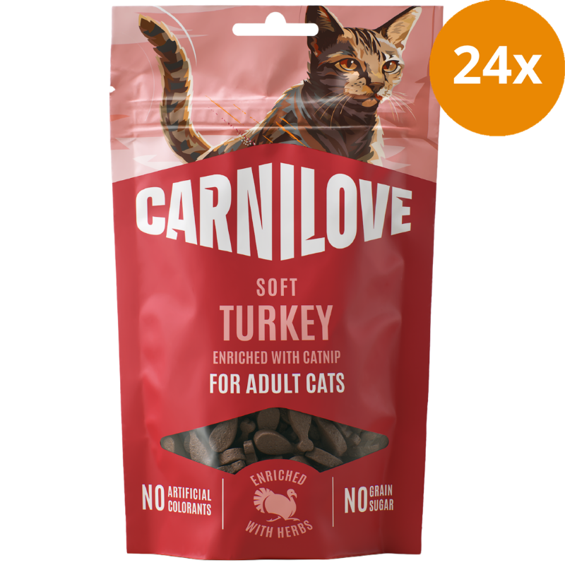 Carnilove Cat Snack Soft Turkey with Catnip 50 g