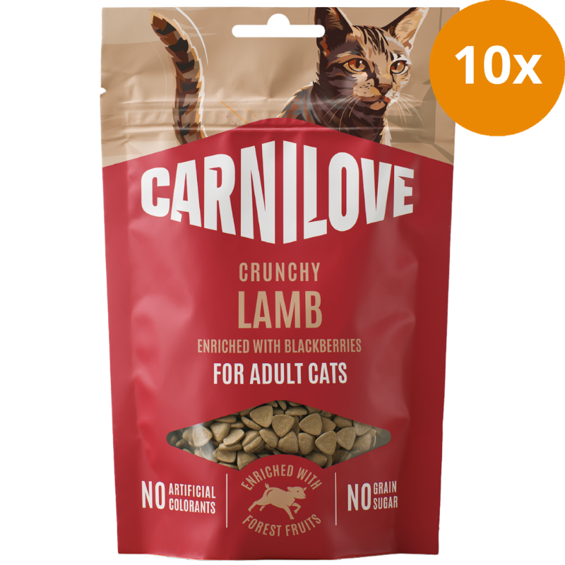 Carnilove Cat Snack Crunchy Lamb + Blackberries 50 g