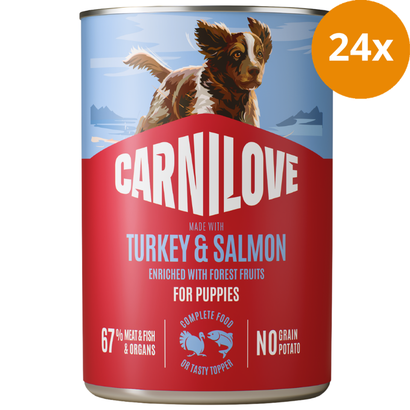 Carnilove Dog Dose Paté Puppy Salmon & Turkey 400 g