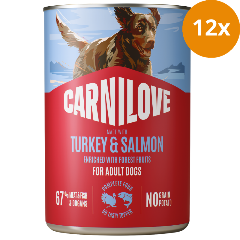 Carnilove Dog Dose Paté Adult Turkey & Salmon 400 g