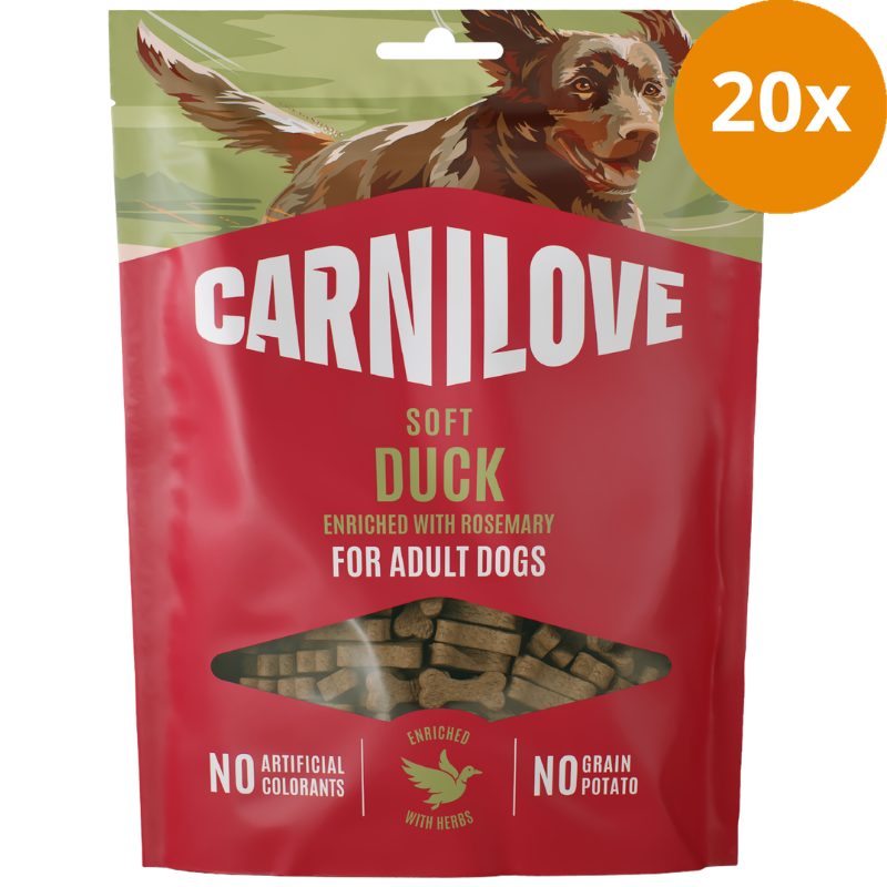 Carnilove Dog Snack Soft Duck & Rosemary 200 g