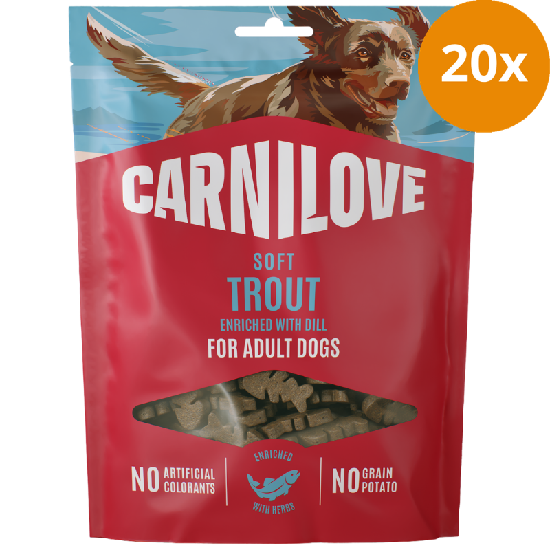 Carnilove Dog Snack Soft Trout & Dill 200 g