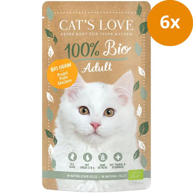 Cats Love PB Adult Bio Huhn 100 g