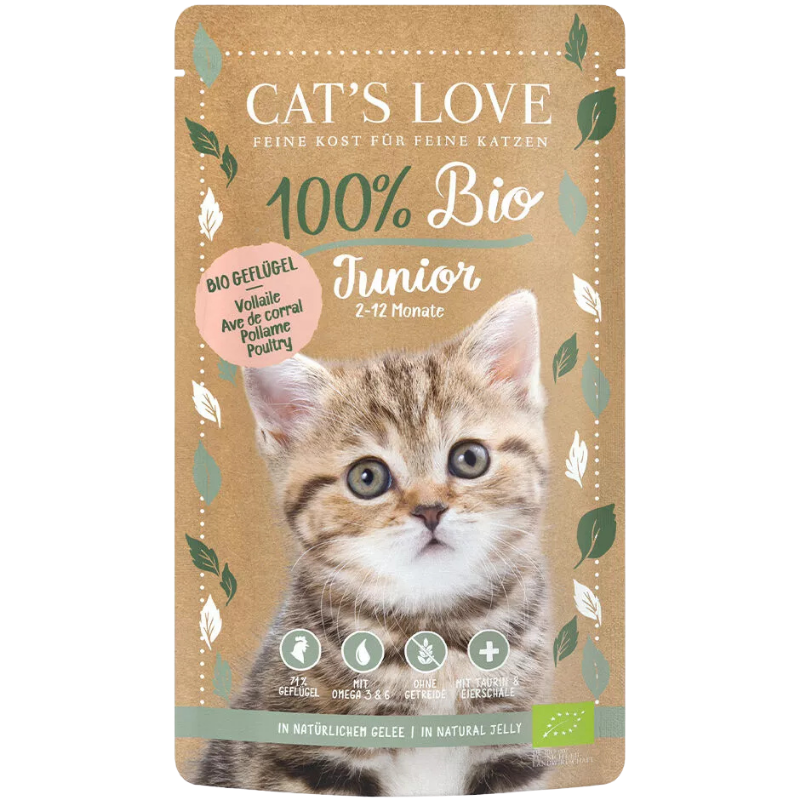 Cats Love PB Junior Bio Geflügel 100 g