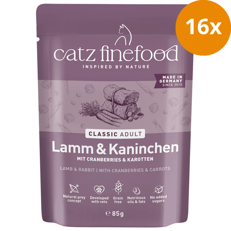 catz finefood No. 11 Lamm & Kaninchen 85 g