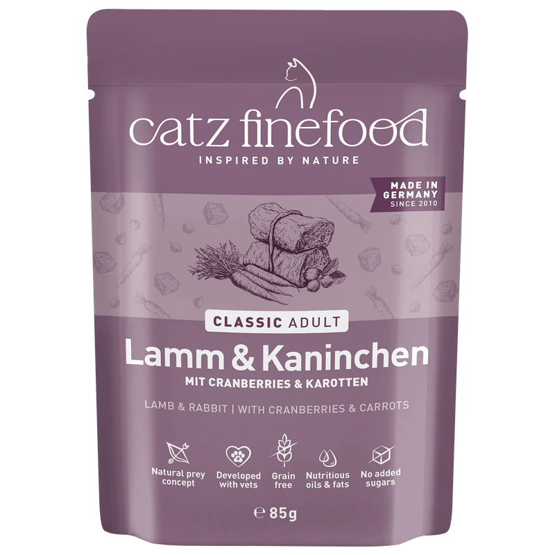 catz finefood No. 11 Lamm & Kaninchen 85 g