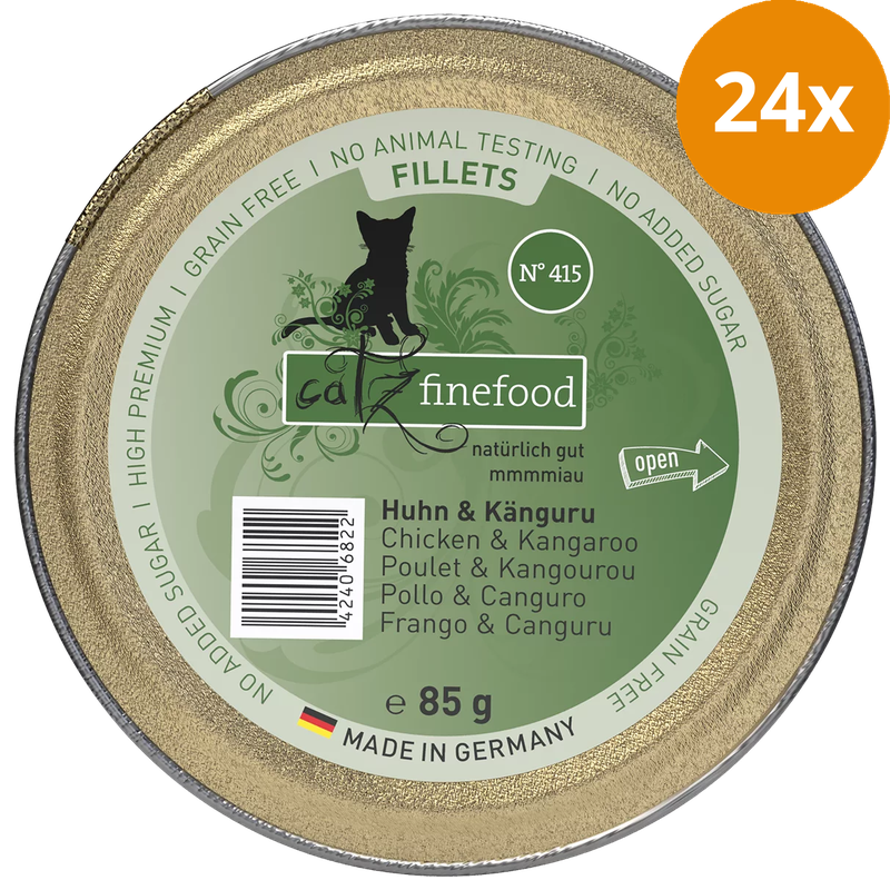 catz finefood Schale Fillets No. 415 Huhn & Känguru 85 g