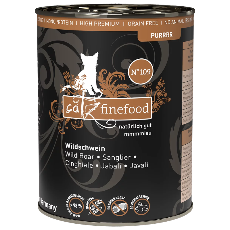 catz finefood Purrrr No. 109 Wildschwein 400 g