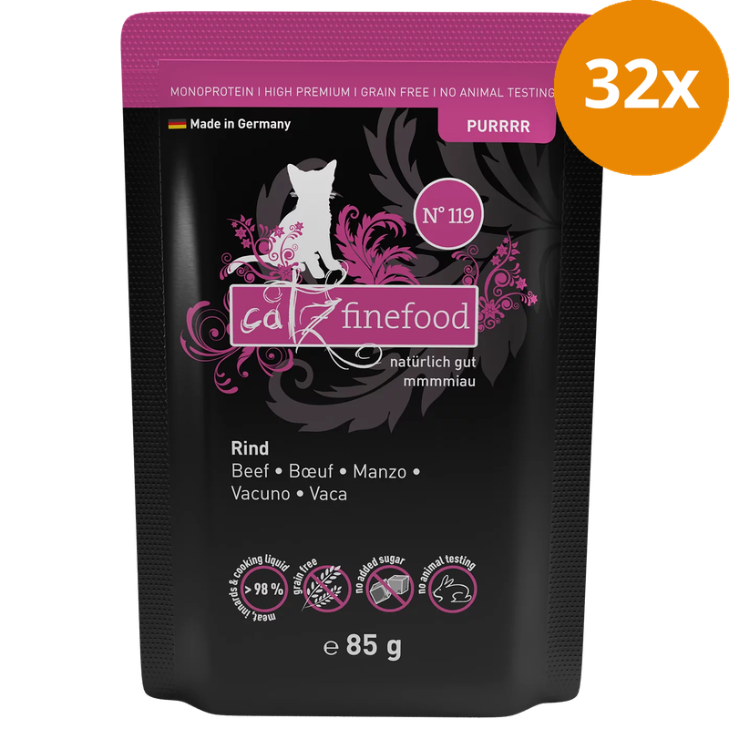 catz finefood Purrrr No. 119 Rind 85 g