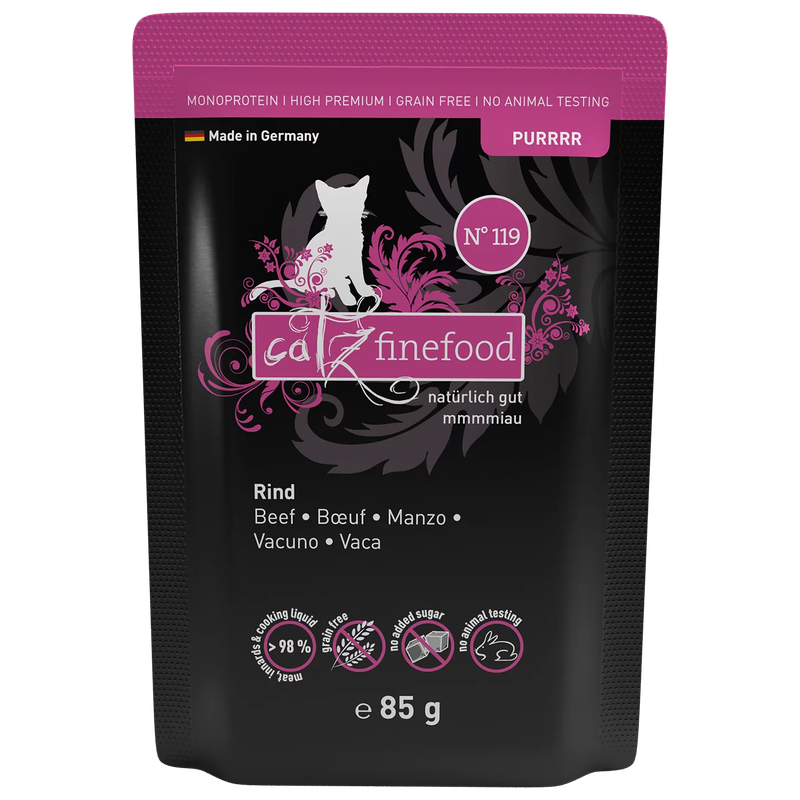 catz finefood Purrrr No. 119 Rind 85 g