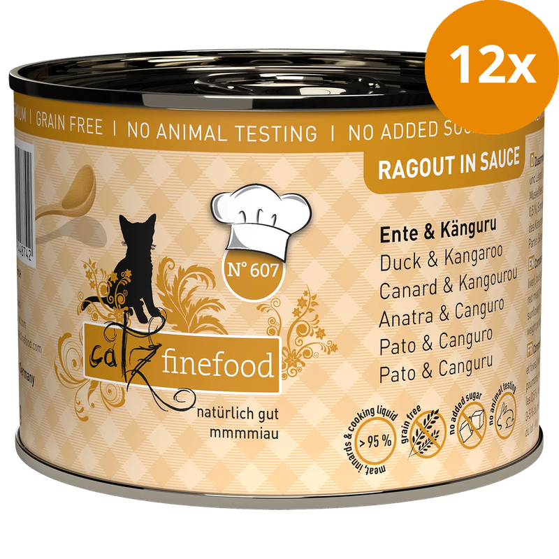 catz finefood Ragout No. 607 Känguru & Ente 190 g