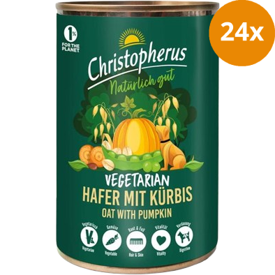 Christopherus Dose Vegetarian Hafer mit Kürbis 400 g