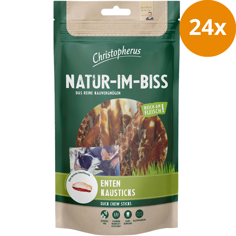 Christopherus Natur-Im-Biss Enten Kausticks 70 g
