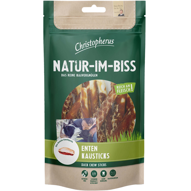 Christopherus Natur-Im-Biss Enten Kausticks 70 g