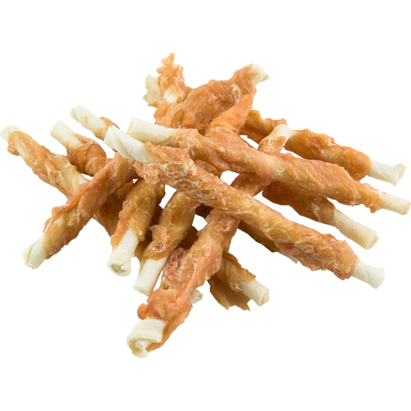 DOKAS Kaustangen mit Hühnerbrust 200 g | Hundesnack