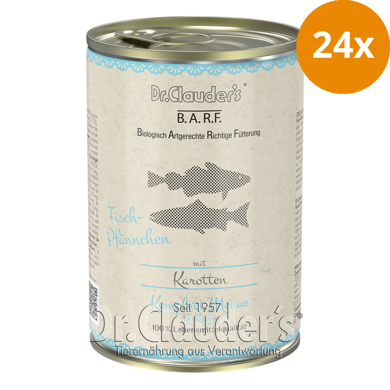 Dr.Clauder's BARF Komplettmenü Fisch-Pfännchen 400 g